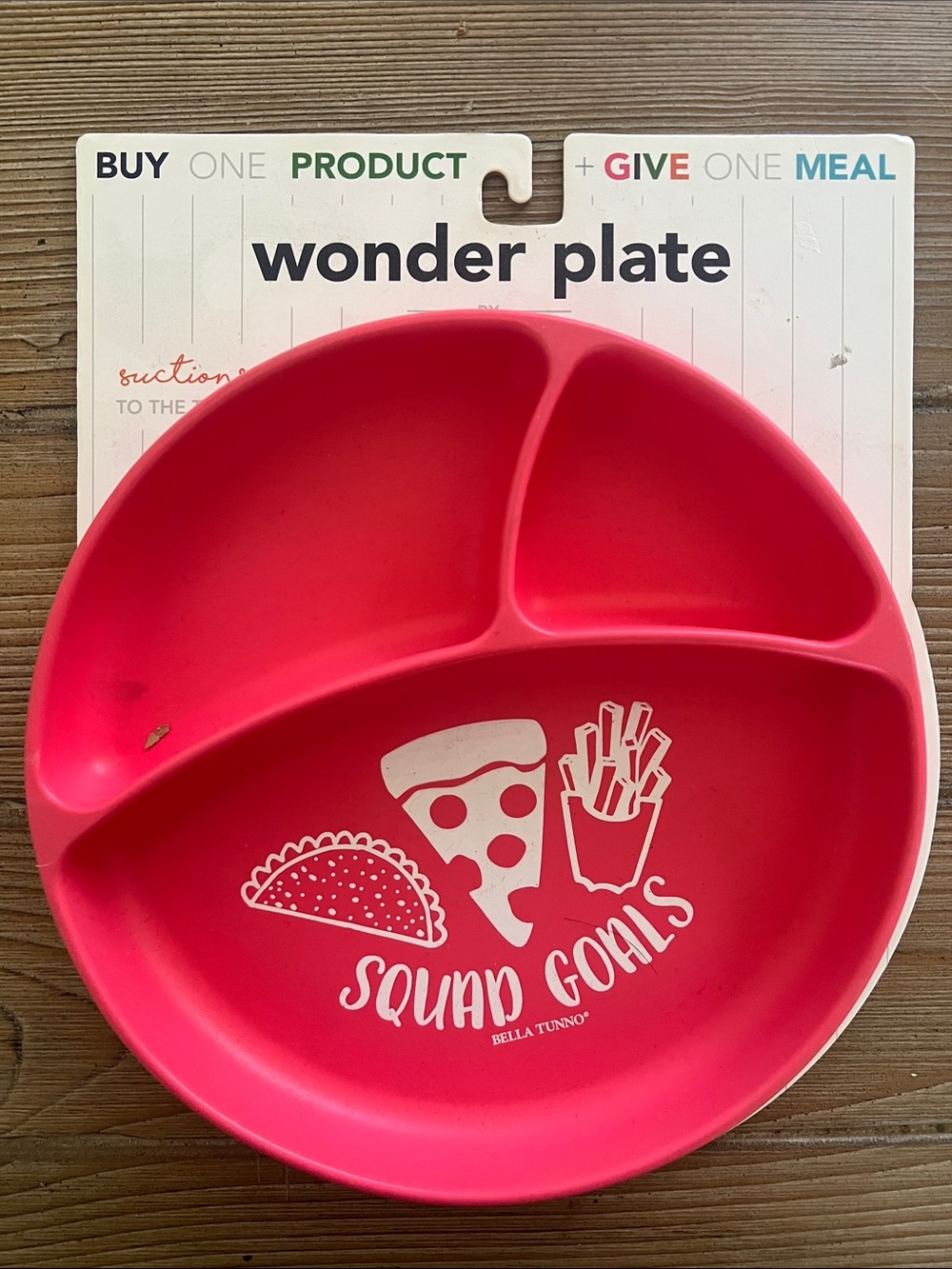 Bella Tunno Kids' Silicone Wonder Plate - Pink